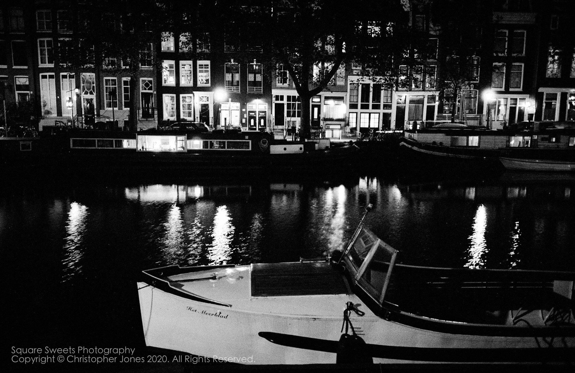 Night Canal, Amsterdam, 2009